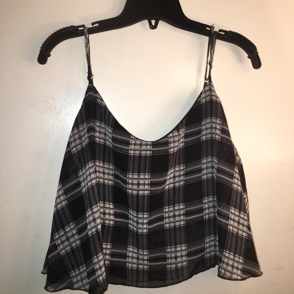 PLAID CROP TOP